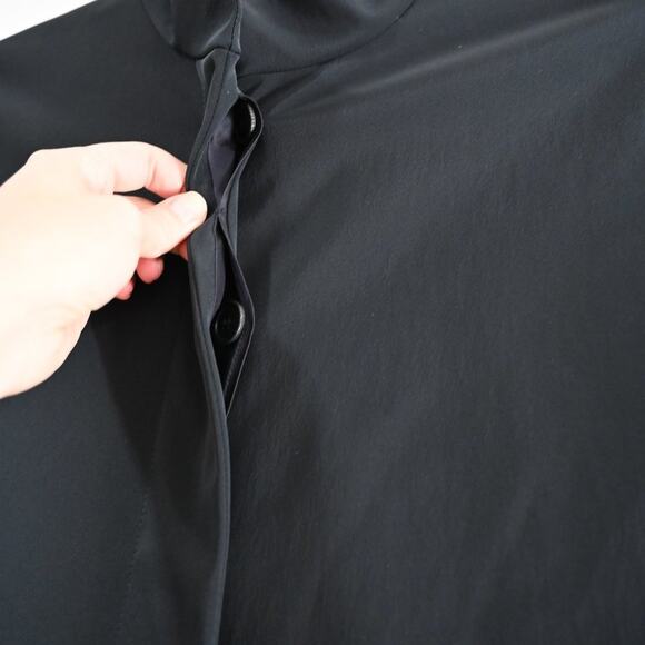 Max Mara S Design For Easy Living Lycra Jacket Pant Set in Midnight Blue - Picture 6 of 16